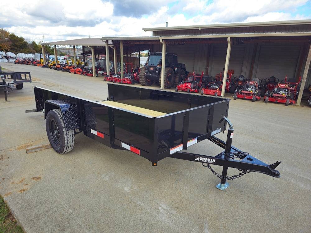 5′ X 10′ Utility Trailer Straight Deck 18″ Sides Tall Gate - Image 20