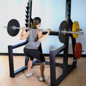 Commercial Squat Rack Kits – Muscle D Fitness – Gym Storage – Black / Silver