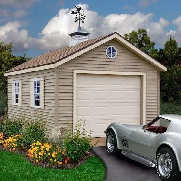 Best barns Greenbriar 12’x24′ Wood Garage Barn Kit-Installation included - Image 5
